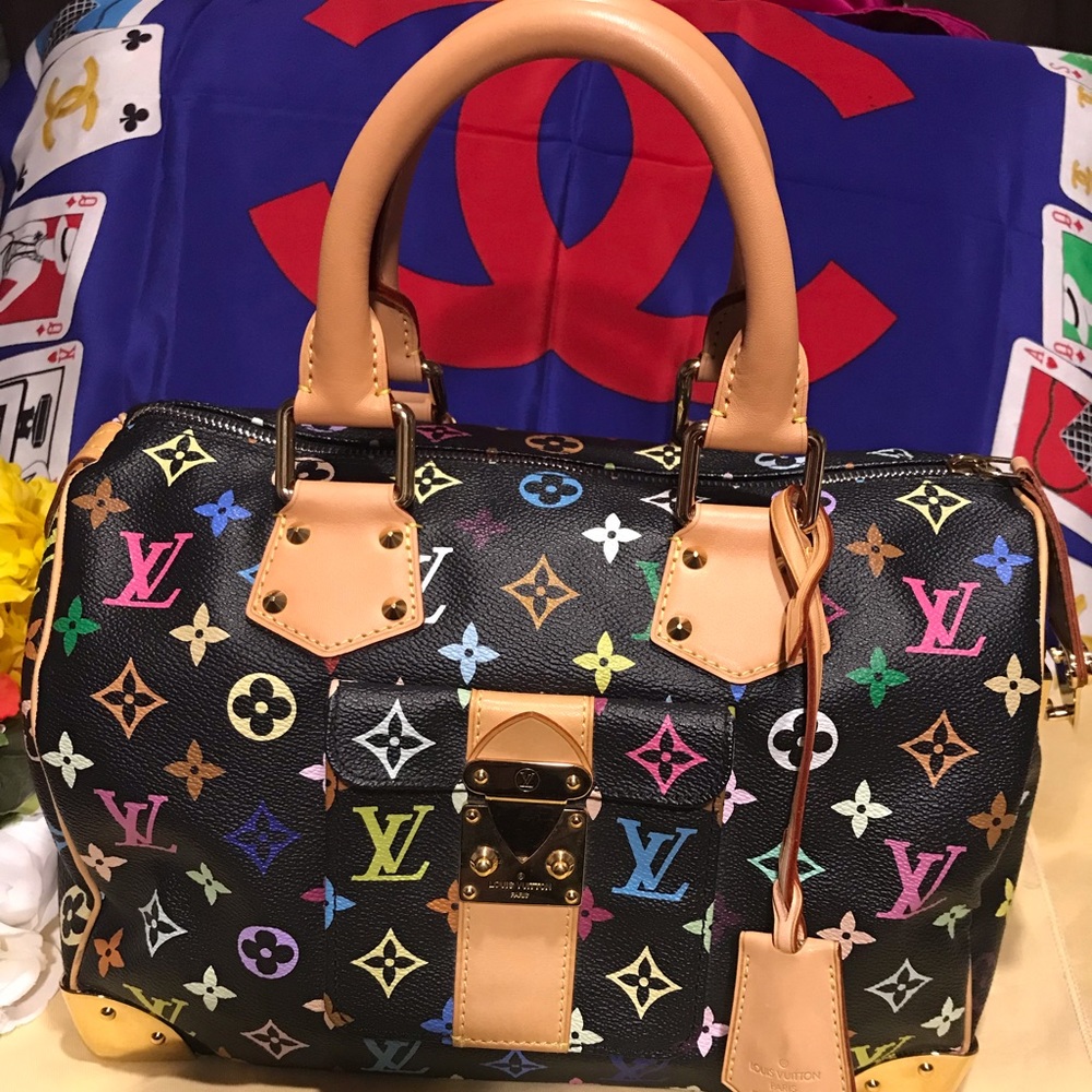 Authentic Louis Vuitton. Speedy 30 multicolor